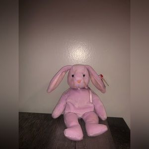 Ty 4117 RARE Beanie Babies Hoppity Rabbit - Pink